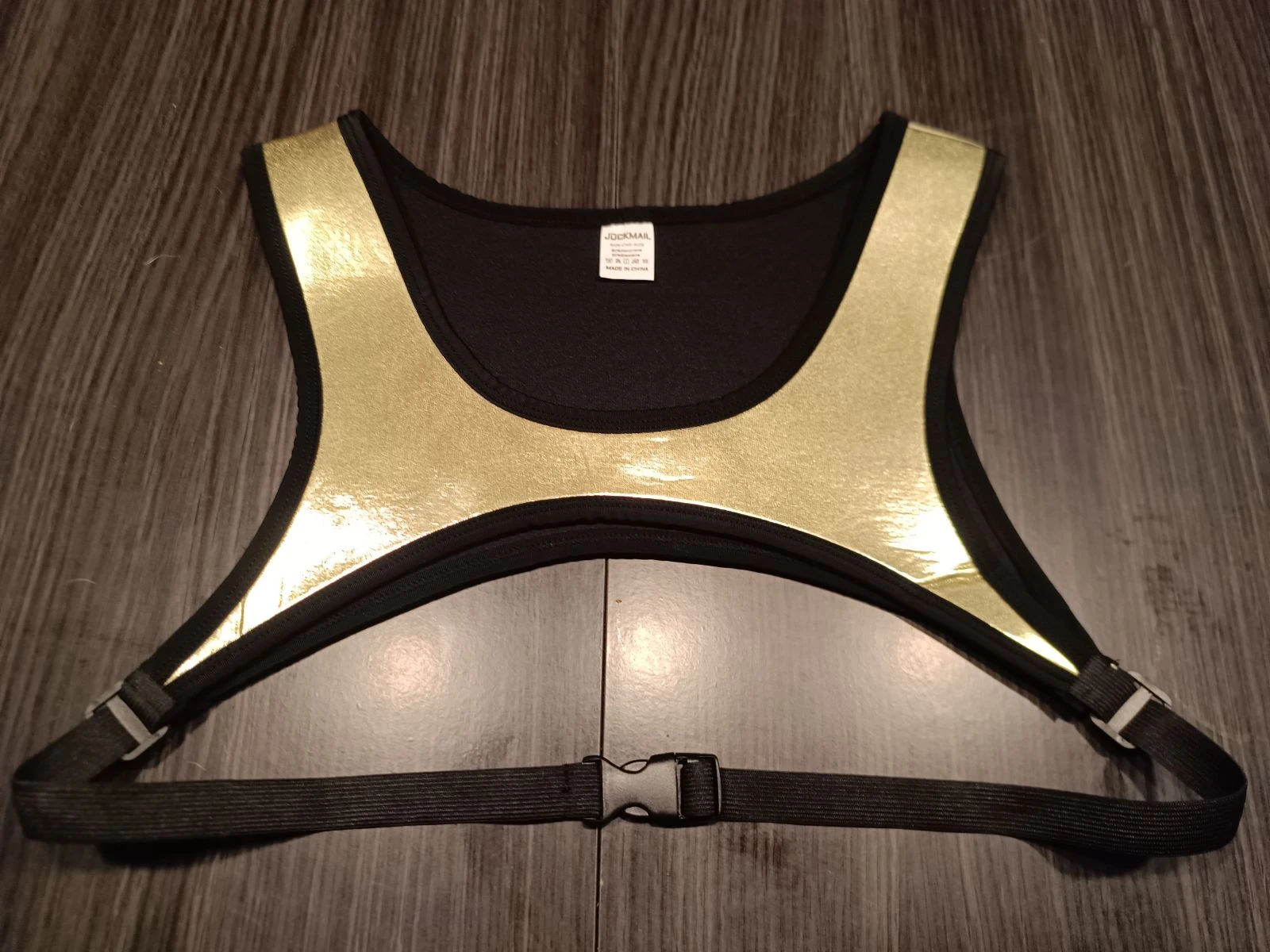 Gouden neopreenharnaas voor heren Jockmail – photo 2